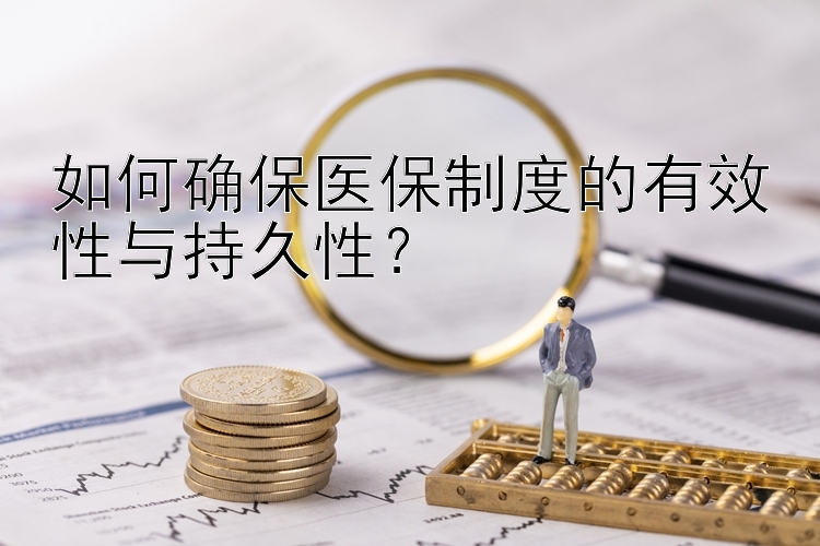 如何确保医保制度的有效性与持久性？