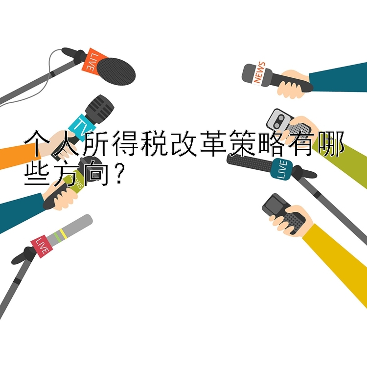 个人所得税改革策略有哪些方向？