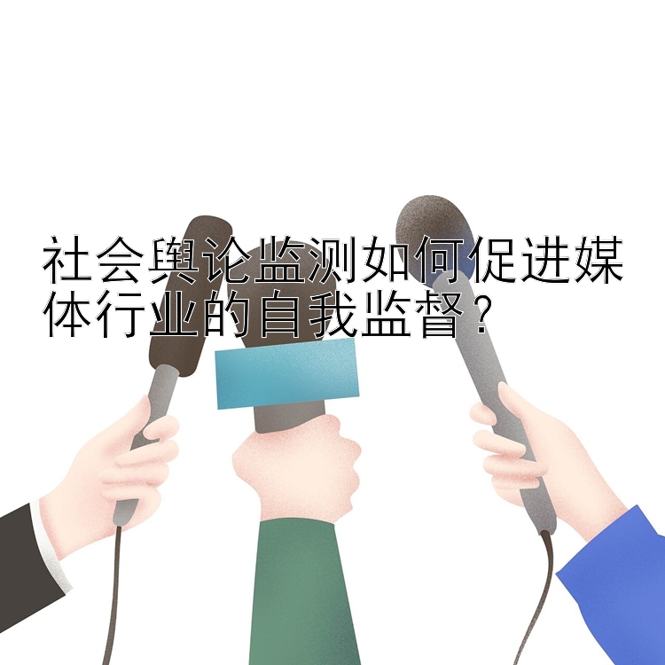 社会舆论监测如何促进媒体行业的自我监督？